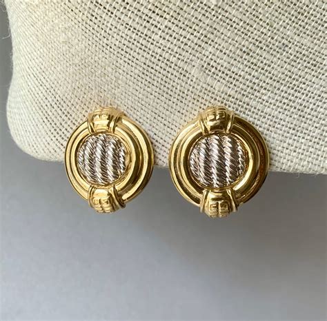 givenchy vintage earrings clip on|etsy givenchy earrings.